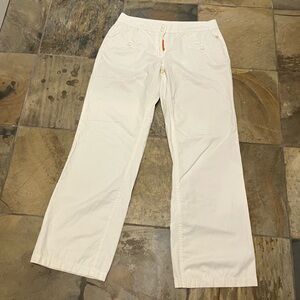 HBC Vancouver 2010 Olympic White Wide-Leg Pants.  EUC!